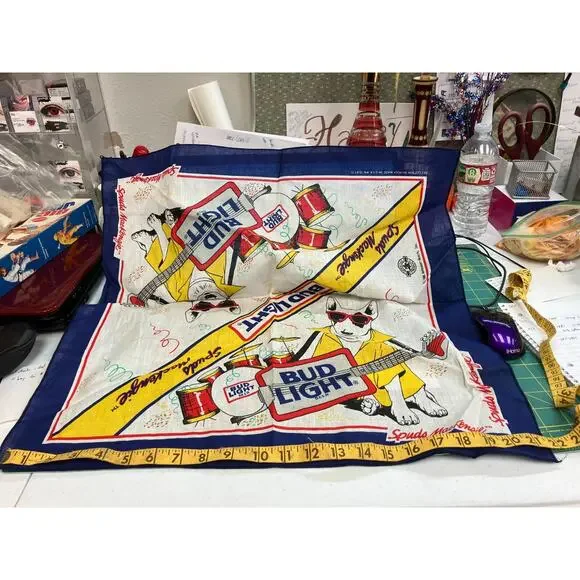 Bud Light Spuds McKenzie Bandana DEN6002 - Picture 5 of 6